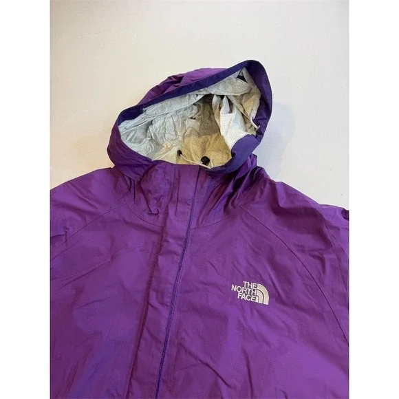 The North Face Women's XL Purple HyVent Rain Jacket Waterproof Casual - Picture 2 of 10